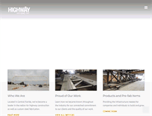 Tablet Screenshot of highwaysystemsinc.com
